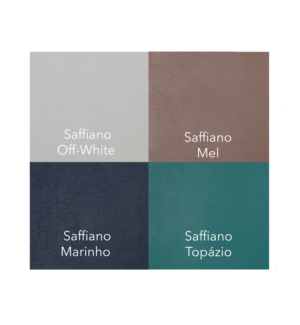 Jogo Americano Retangular ALUREA  Saffiano Off-White/Mel