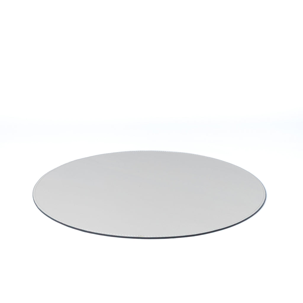 Jogo Americano Redondo ALUREA  Saffiano Mel/OffWhite