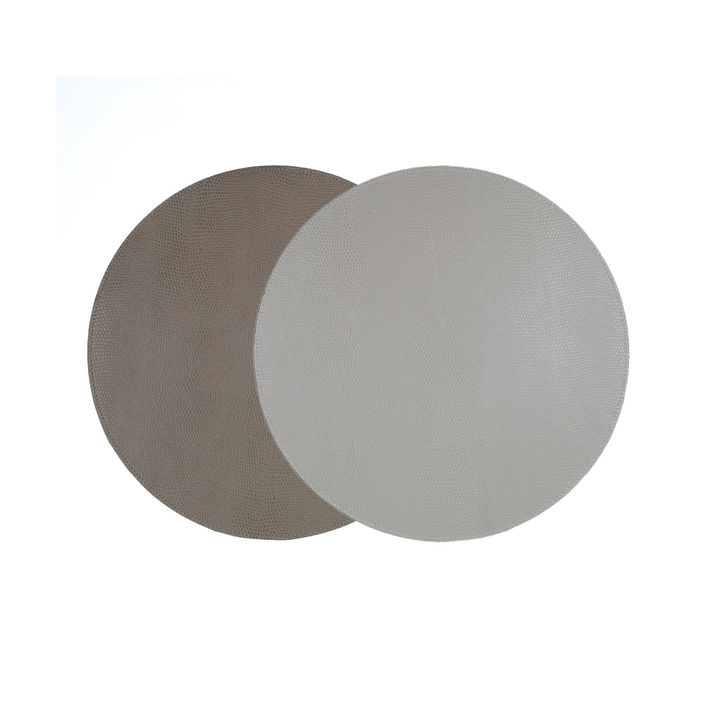 Jogo Americano Redondo ALUREA Arraia Ash/Fóssil