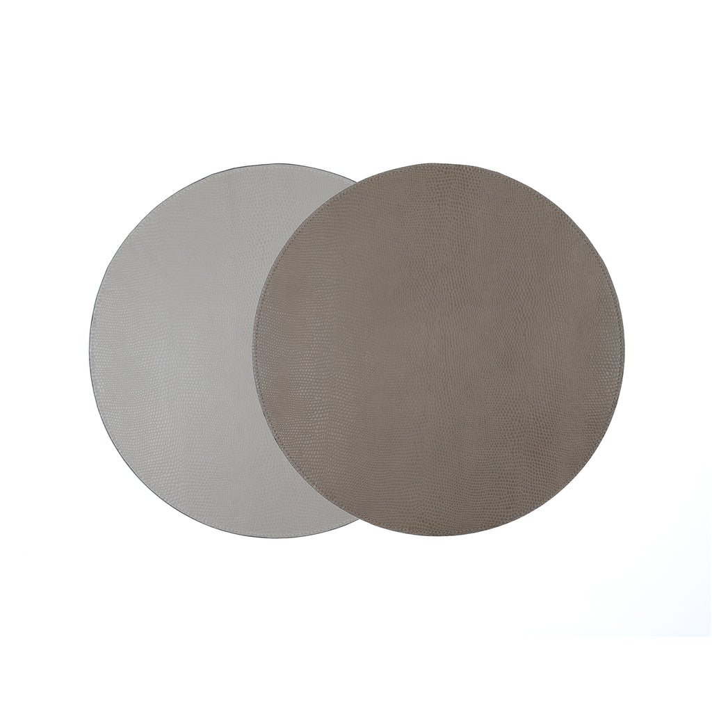 Jogo Americano Redondo ALUREA Arraia Ash/Fóssil