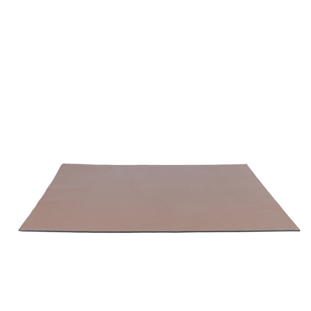 Jogo Americano Retangular ALUREA  Saffiano Off-White/Mel