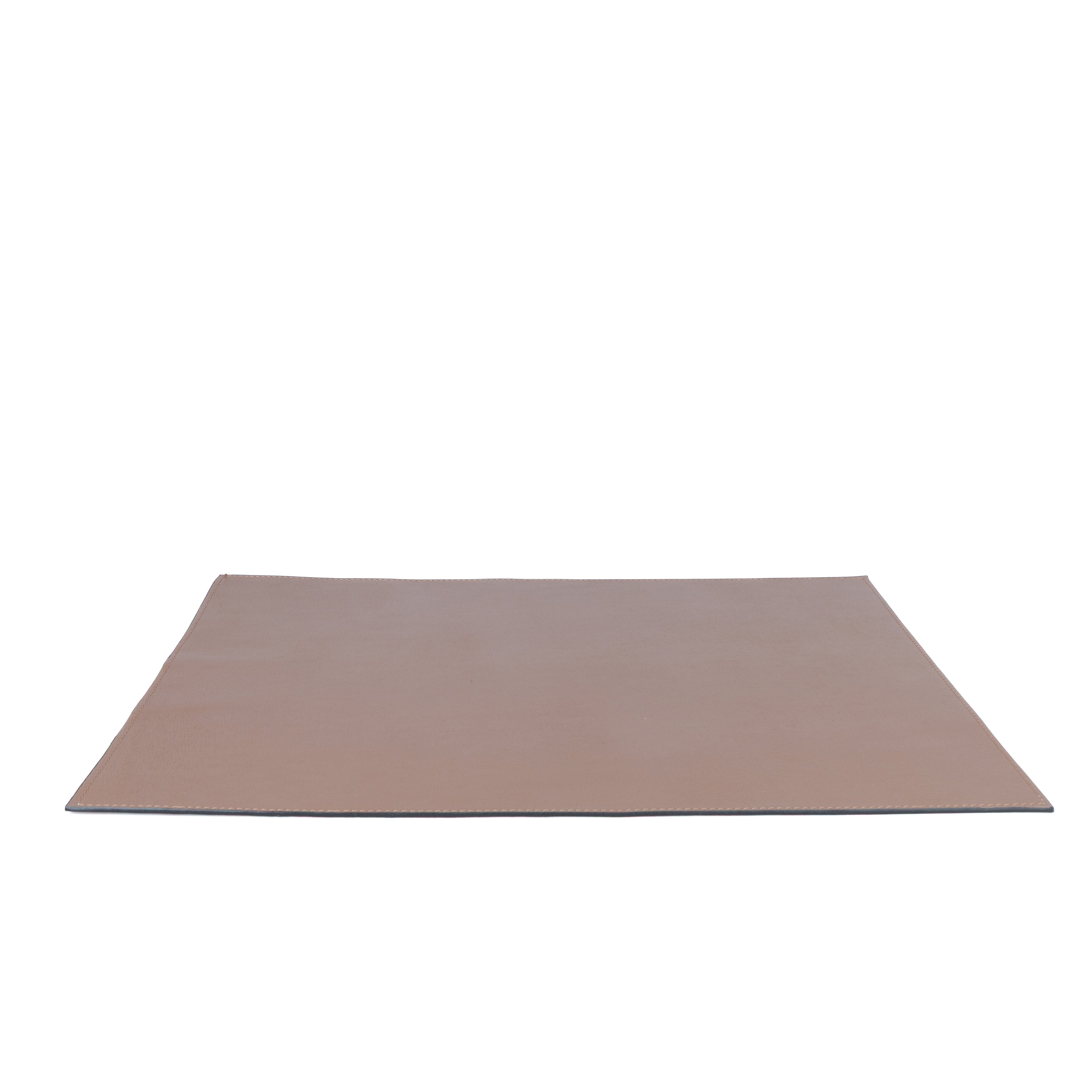 Jogo Americano Retangular ALUREA  Saffiano Off-White/Mel