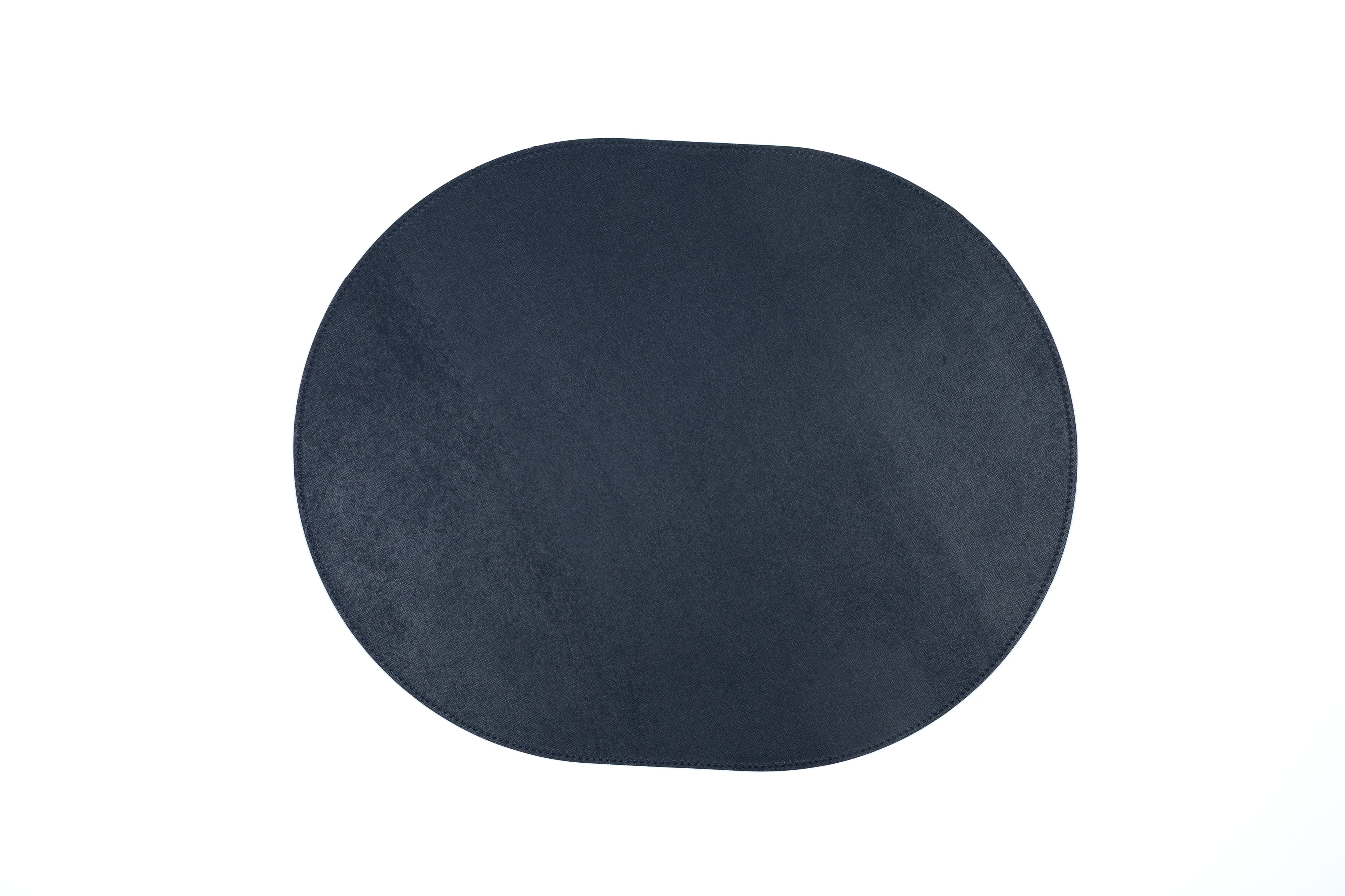 Jogo Americano Oval ALUREA Saffiano Topázio/Marinho