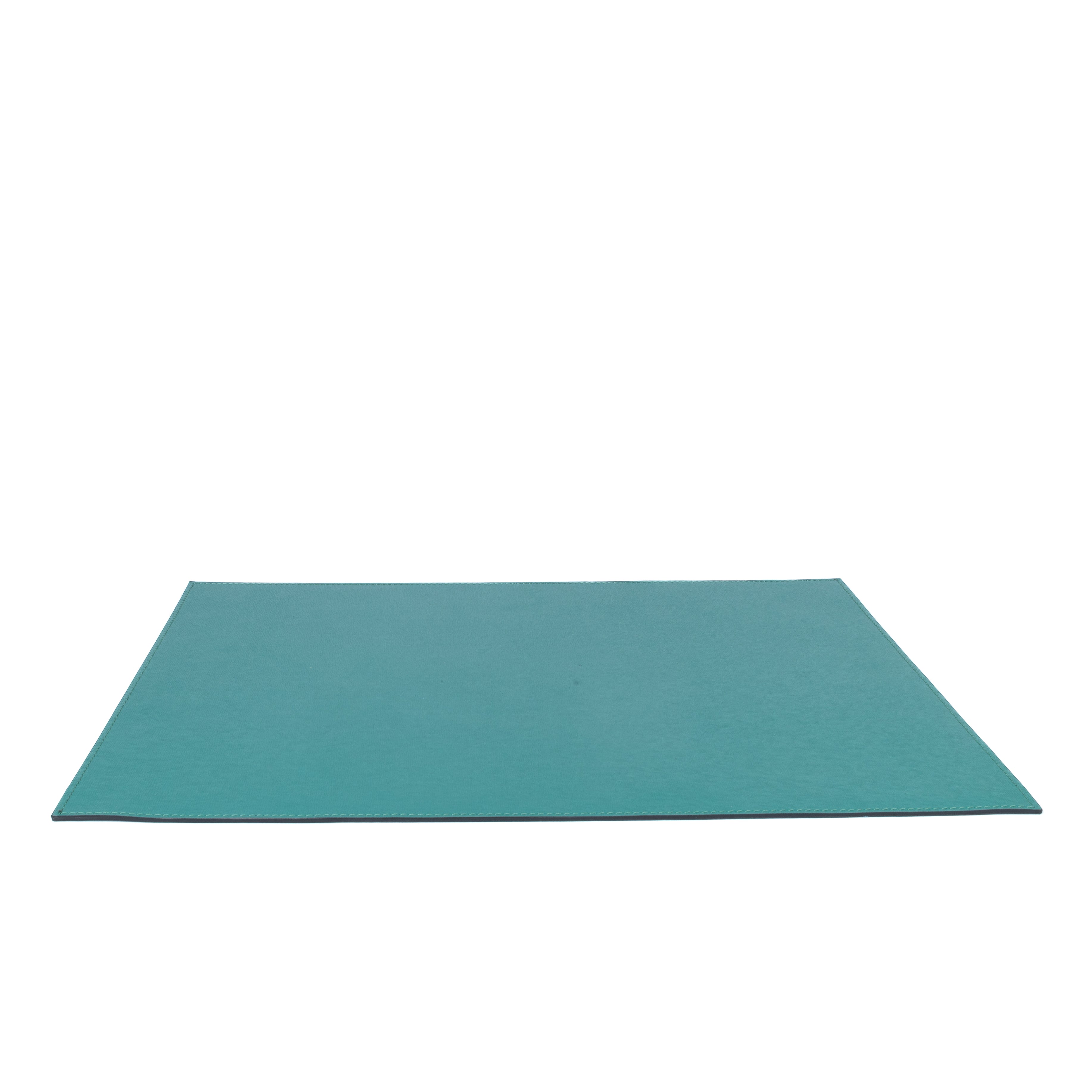 Jogo Americano Retangular ALUREA  Saffiano Topázio/Marinho