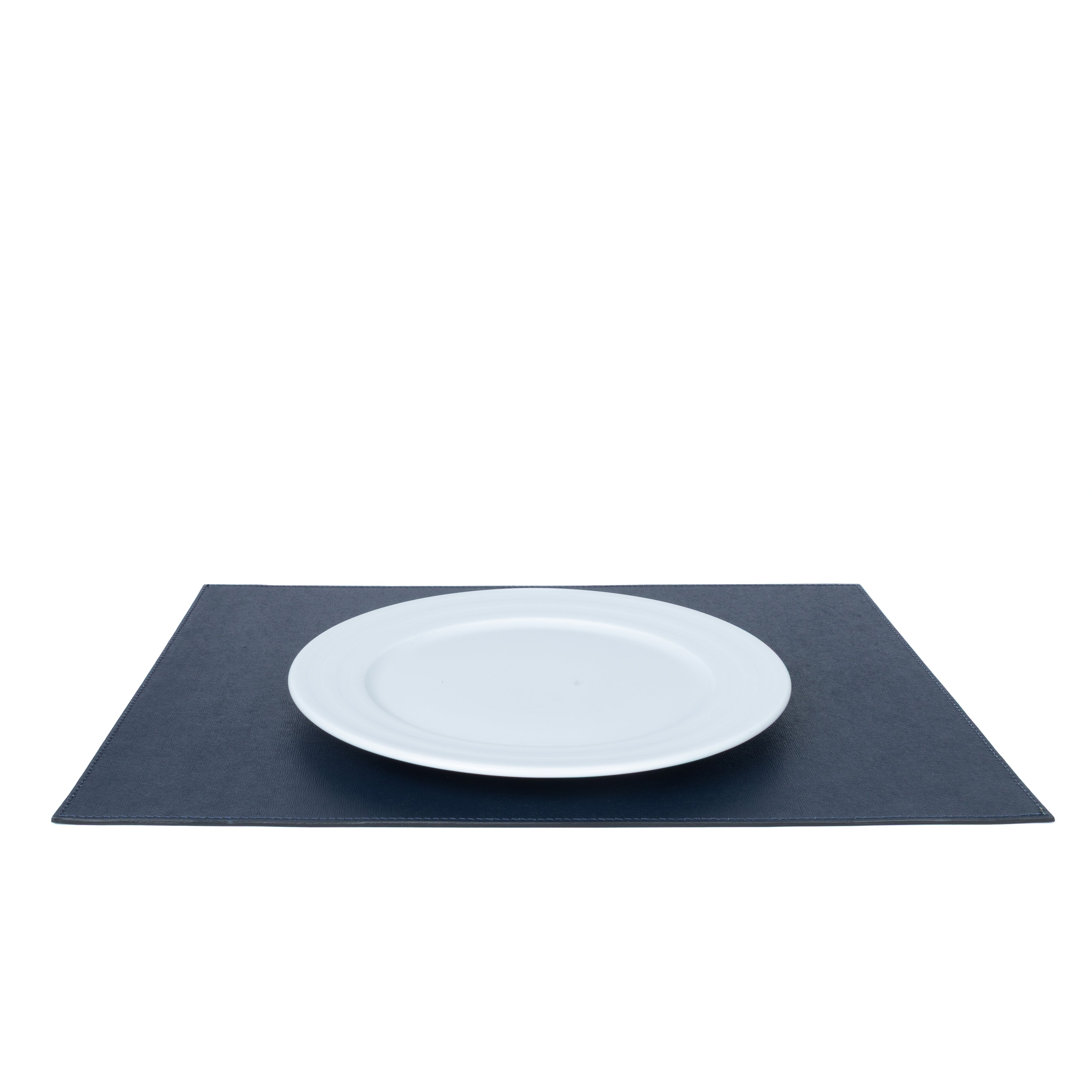 Jogo Americano Retangular ALUREA  Saffiano Topázio/Marinho