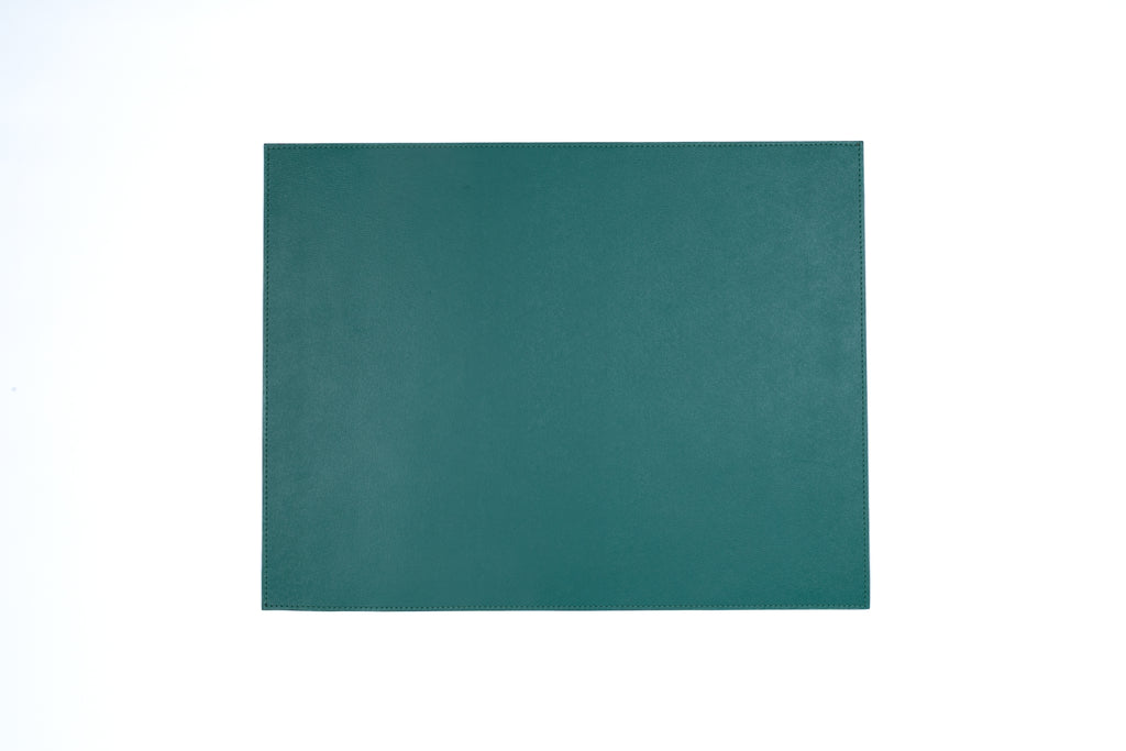 Jogo Americano Retangular ALUREA  Saffiano Topázio/Marinho