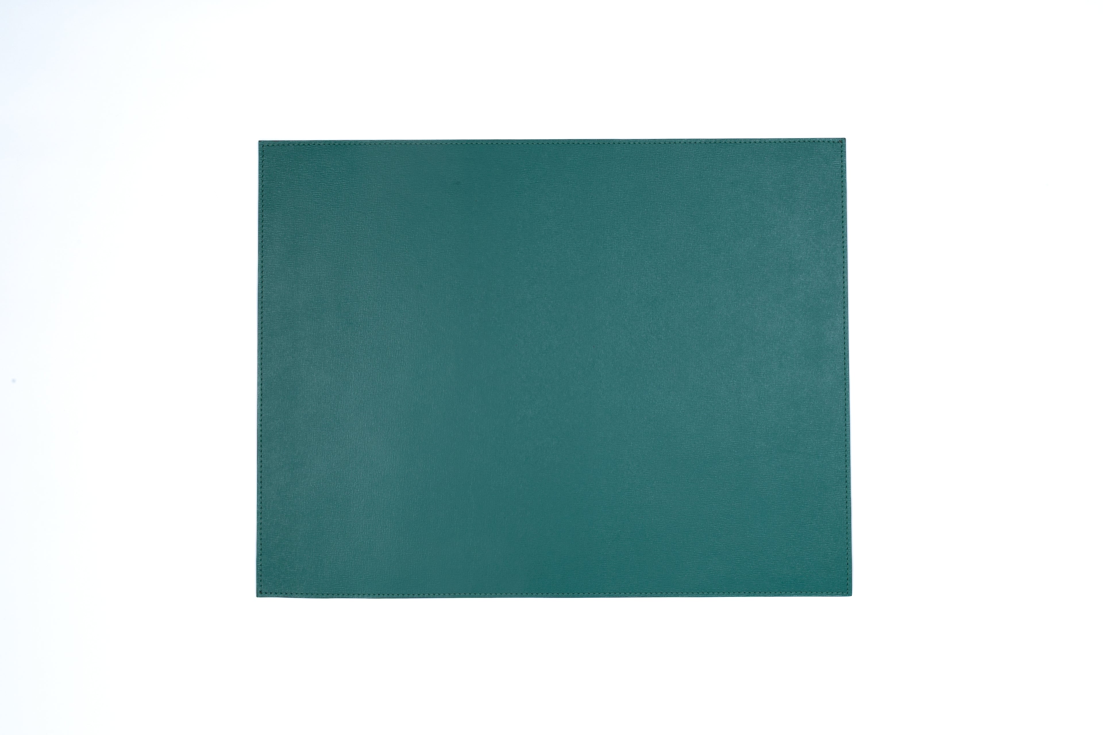 Jogo Americano Retangular ALUREA  Saffiano Topázio/Marinho